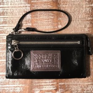 Authentic Coach Poppy Wristlet/wallet